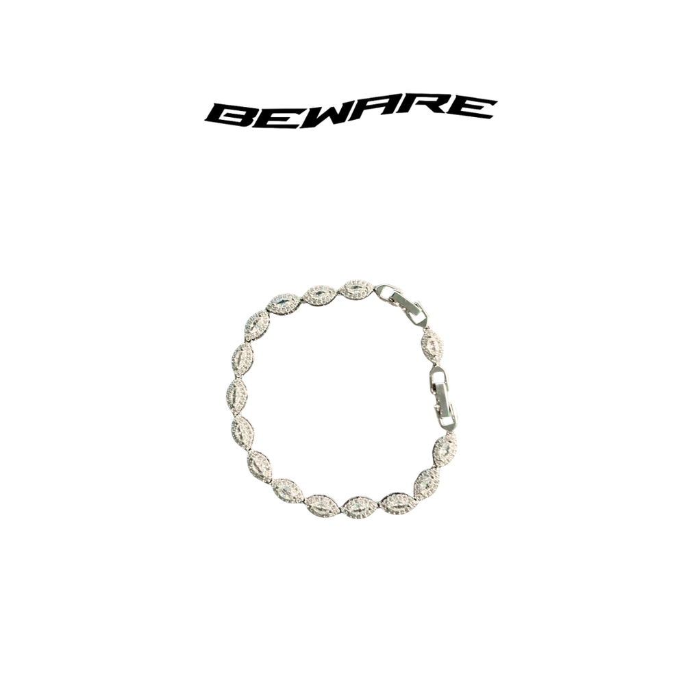 Crystal Clear Hex-Bracelet