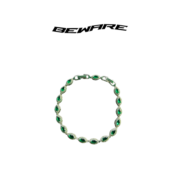 Emerald Green Hex-Bracelet