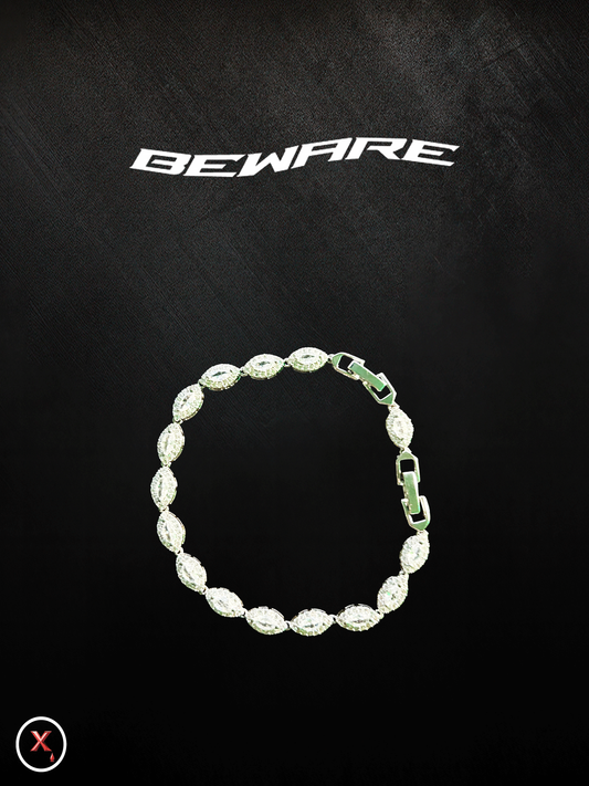 Crystal Clear Hex-Bracelet