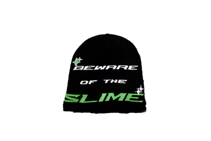 Satin- Lined Beanie- SLIME GREEN