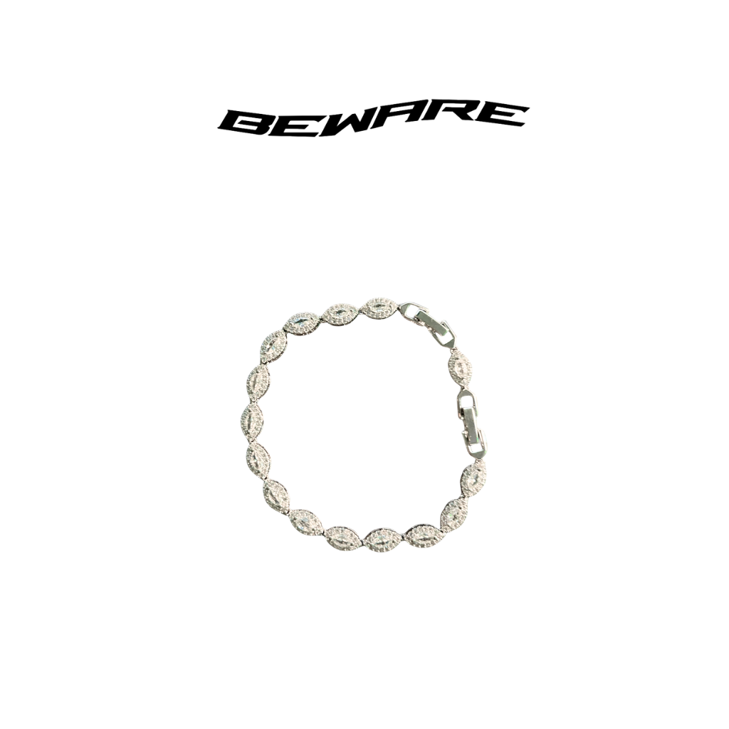 Crystal Clear Hex-Bracelet