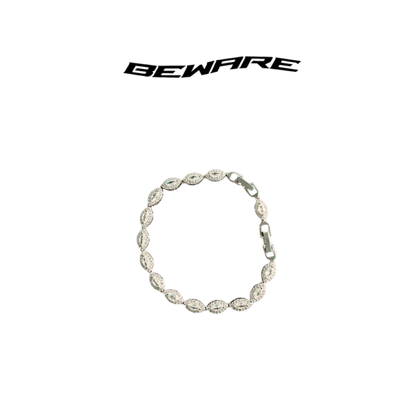 Crystal Clear Hex-Bracelet