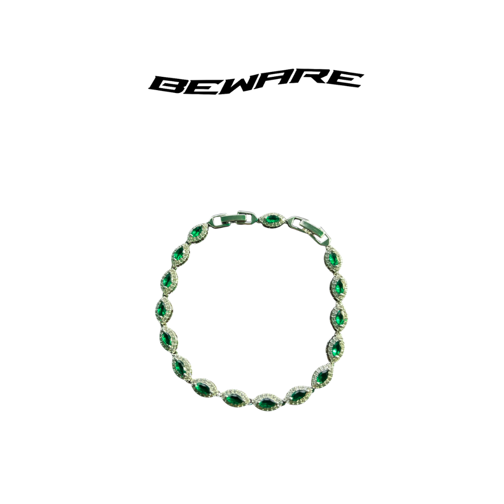 Emerald Green Hex-Bracelet