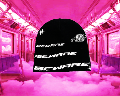 Satin-Lined Beanie -  Flare Pink