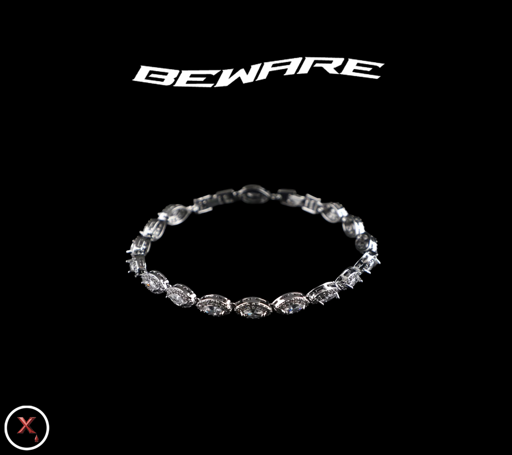 Crystal Clear Hex-Bracelet