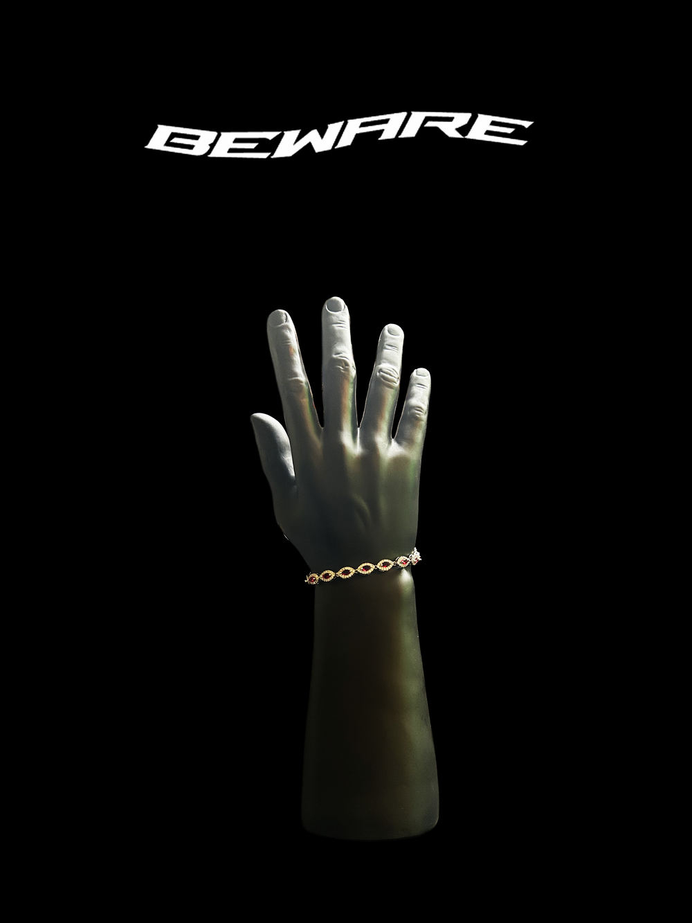 Bloody Ruby Hex-Bracelet